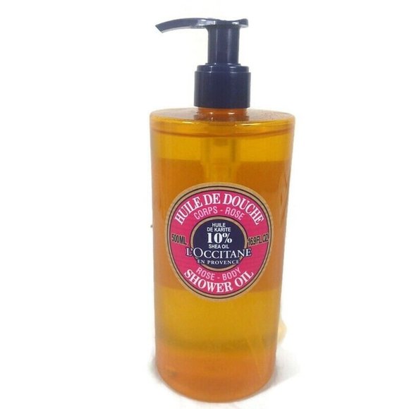 L'occitaneDiscontinued 10% Shea Rose Body Shower Oil 500ML / 16.9OZ NEW